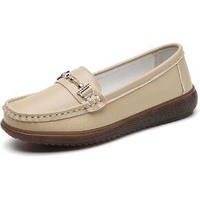 Women's Wide Width Loafers Comfort Slip on Shoes Walking Shoes for Ladies Mocassins Driving Shoe