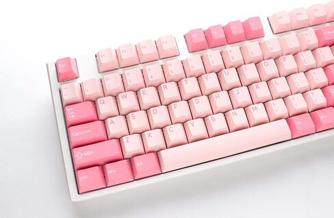 لوحة مفاتيح ميكانيكية Ducky One 3 Gossamer Pink Hotswap Double Shot PBT QUACK (فضي Cherry MX) in Kuwait