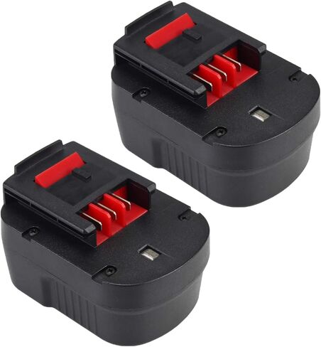2Pack 3600mAh Ni-Mh Replacement for Black and Decker 12V Battery Compatible with Black and Decker 12 Volt Battery HPB12 FS120BX FSB12 FS120B A1712 A12 BD12PSK SS12 BDID1202 XD1200K CDC120ASB HPD12K-2 in Kuwait