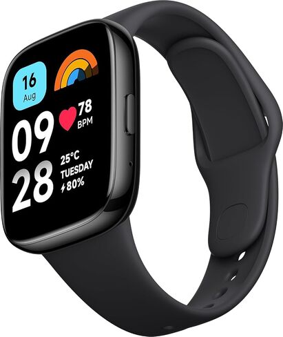 Xiaomi Redmi Watch 3 Active 1.83" Black in Saudi Arabia