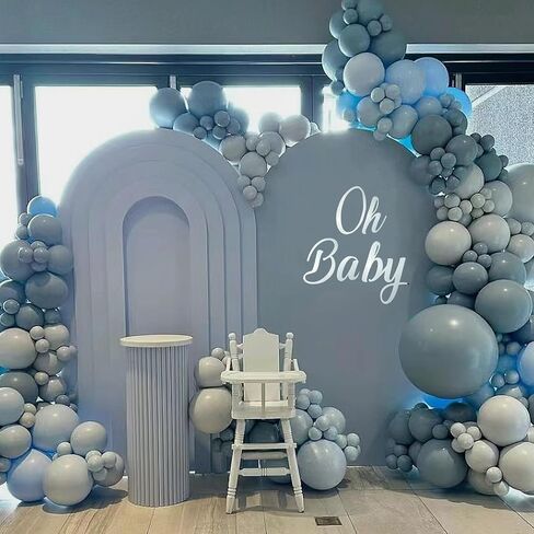 Oh Baby Sign for Backdrop, Oh Baby Sign Sliver Baby Shower Stickers Decorations Baby Letters for Baby Shower Oh Baby Acrylic Mirror Wall Decals Baby Shower Decor Oh Baby Decal Backdrop in Kuwait