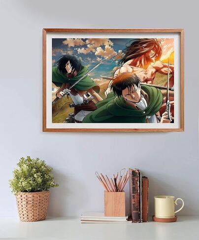 Clementoni - 35138 - Puzzle Attack On Titan - 500 Pièces - Puzzle Adulte, Divertissement Pour Adultes - Fabriqué En Italie in Saudi Arabia