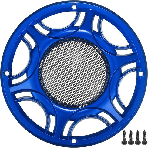 ACROPIX Universal 6.5" Car Speaker Grills Cover Mesh Round 6.5 Inch Audio Speaker Subwoofer Guard Protector Case with Mounting Screws Iron Blue - Pack of 1 in Saudi Arabia