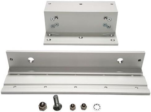 Visionis LZ600 L and Z Bracket 600lbs Electromagnetic Lock for Inswinging Door Access Control Maglock in Kuwait
