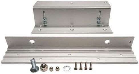 Visionis LZ600 L and Z Bracket 600lbs Electromagnetic Lock for Inswinging Door Access Control Maglock in Kuwait