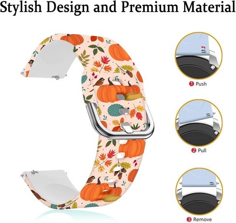 20mm Silicone Band Compatible with Samsung Galaxy Watch 6/6 Classic / 5/5 Pro / 4/4 Classic / 3 / Active 2 1, Sizes 40mm 41mm 42mm 44mm 45mm 46mm, Replacement Strap for Women Men in Saudi Arabia