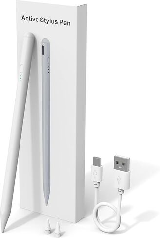 Stylus Pen for iPad - 13 Min Fast Charging Apple Pencil with Palm Rejection & Tilt Sensitivity, Magnetic iPad Pencil for iPad 6-10 Generation, iPad Air 3 4 5, iPad Mini 5 6, iPad Pro 11" 12.9" M4 in Kuwait