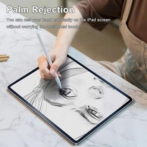 Stylus Pen for iPad - 13 Min Fast Charging Apple Pencil with Palm Rejection & Tilt Sensitivity, Magnetic iPad Pencil for iPad 6-10 Generation, iPad Air 3 4 5, iPad Mini 5 6, iPad Pro 11" 12.9" M4 in Kuwait