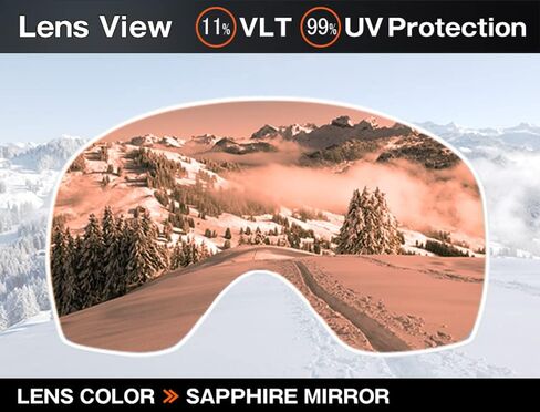 Replacement Lens for Smith Optics Skyline xl Snow Goggle Ski Snowboad Ruby Clear in Saudi Arabia