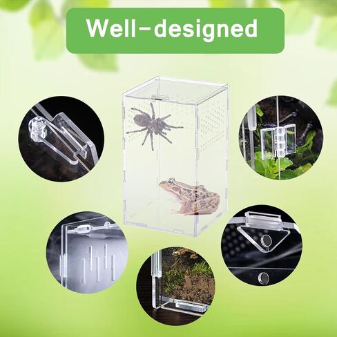 Critter Keeper Ant Farm Cane Toad Trap Little Live Pets Bug Catcher Kit for Kids Frog Habitat Turtle Tank Reptile Terrariums Lizard Cage Fish Bowl Beach Aquarium Catch and Release in Saudi Arabia