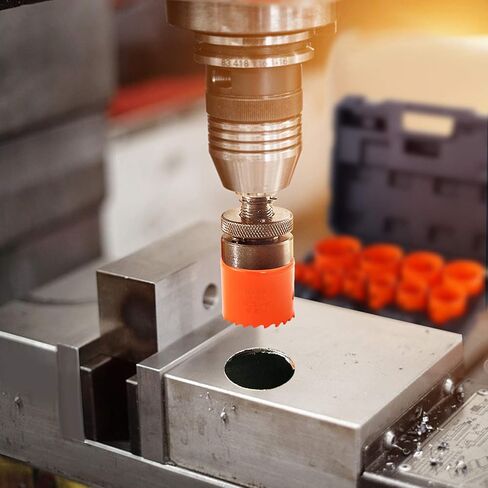 طقم منشار ثقب ثنائي المعدن، ARTIPOLY 17 قطعة 3/4 بوصة إلى 2-1/2 بوصة طقم منشار كامل الفتحة في علبة مع مماسك ومحولات ومفتاح سداسي وقطعة مثقاب للمعادن ولوحة PVC والجدران الجافة، فولاذ متين عالي السرعة in Kuwait