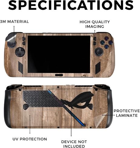 Skin Compatible with Asus ROG Ally X - On The Fence - Premium 3M Vinyl Protective Wrap Decal Cover - Easy to Apply | Crafted in The USA by MightySkins in Kuwait
