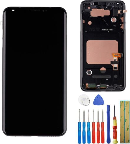 for LG V30 OLED Touch Screen H931 V300S VS996 US998 H933 H932 H930K V300K V300L 6.0" Assembly Display Touch Screen Digitizer Glass LCD with Frame + Tools in Saudi Arabia