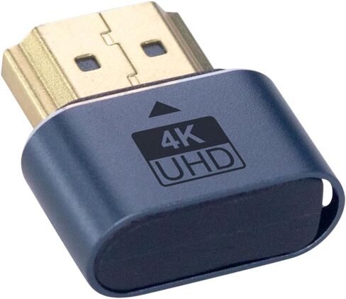 Duttek HDMI Emulator Adapter 4K, HDMI Dummy Plug, Virtual Monitor Display Emulator, Headless Display Adapter with Perforated Design,Supports up to 4k@60Hz,1080@120Hz 1 Pack in Saudi Arabia