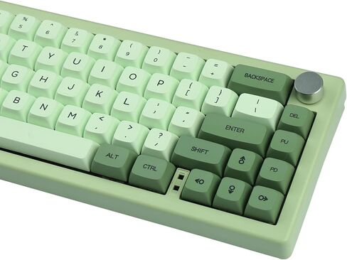 Happy Balls Matcha XDA Keycaps PBT Dye Sub Cherry MX Keyset Custom XDA Profile Key Caps for 61 65 68 75 84 87 96 98 104 108 MX Switches لوحات المفاتيح الميكانيكية (ماتشا-الإنجليزية) in Saudi Arabia