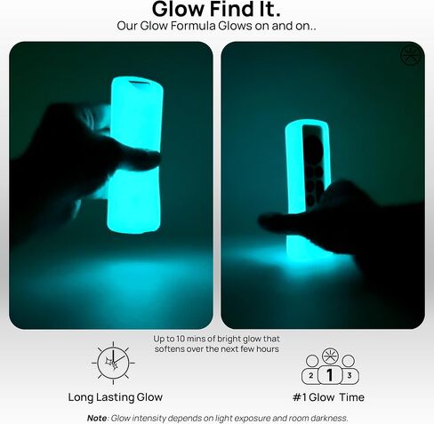 GripStand™ Apple TV Remote Case: Stand-Up Design, Enhanced Grip, Anti-Slip & Drop Protection, AirTag Compatible, Fits Siri Apple TV 4K/HD (2nd & 3rd Gen) – Sky Glow by 73&Sunny. in Saudi Arabia