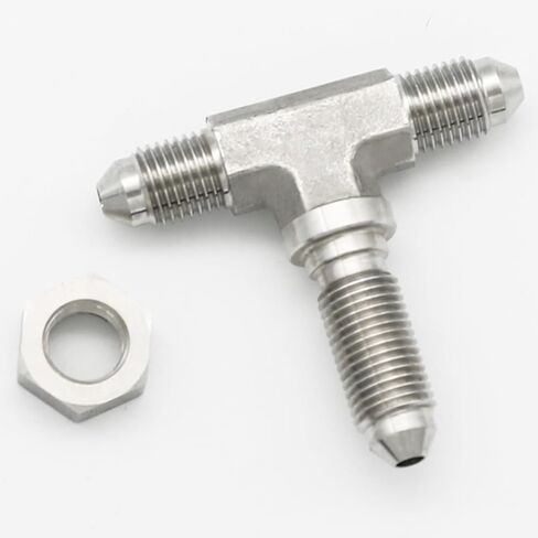 Stainless Steel -4 AN Male Flare Bulkhead Union Brake Hose Fitting, Straight in Saudi Arabia