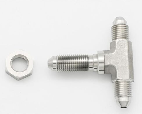 Stainless Steel -4 AN Male Flare Bulkhead Union Brake Hose Fitting, Straight in Saudi Arabia