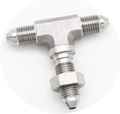 Stainless Steel -4 AN Male Flare Bulkhead Union Brake Hose Fitting, Straight in Saudi Arabia