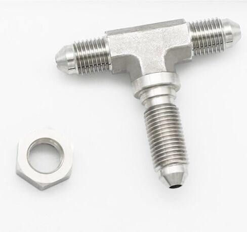 Stainless Steel -4 AN Male Flare Bulkhead Union Brake Hose Fitting, Straight in Saudi Arabia