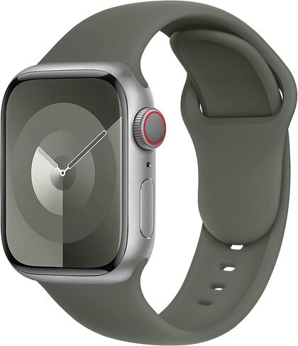 SBC1 Sport Band Compatible with Apple Watch Bands for Women Ultra Se 41mm 40mm 38mm 49mm 45mm 44mm 42mm Men series 9 8 7 6 5 4 3 2 1 iWatch Strap Silicone Black in Kuwait