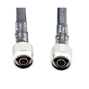 MPD Digital I LMR400 Times كبل محوري للميكروويف I N ذكر إلى N ذكر موصلات I منخفضة فقدان RF Coax I Jumper، CB، راديو هام، أجهزة إرسال، هوائي I 125 قدم