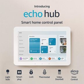Introducing Amazon Echo Hub | 8" smart home control panel with Alexa | Compatible with thousands of devices