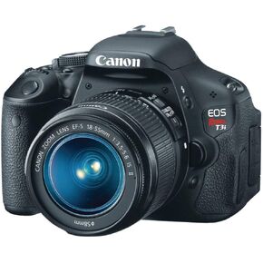 Canon EOS Rebel T3i Digital SLR Camera with EF-S 18-55mm f/3.5-5.6 IS Lens (Renewed)