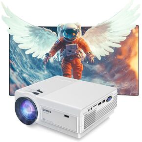5G WiFi Projector with Android OS, 12000L Native 1080P HD Projector, Phone Projector for IOS and Android, Compatible with Portable Bag and Tripod, HDMI/USB/PC/TV Stick/Switch Supported (Black)