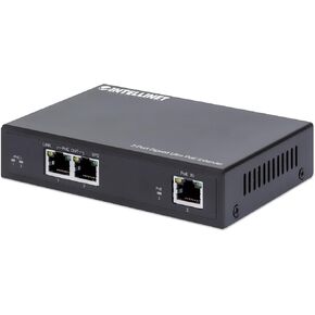 Intellinet 2-Port Indoor Gigabit PoE++ Extender, 60W in, 30W Out, Ultra POE Passthrough Switch, IEEE802.33af/at IEEE802.33BT Compatible- 3 Yr Mfg Warranty-561600