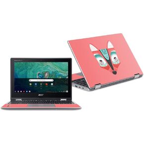 MightySkins Skin Compatible with Acer Chromebook Spin 11" CP311 - Neon Wolf | Protective, Durable, and Unique Vinyl Decal wrap Cover | Easy to Apply, Remove, and Change Styles | Made in The USA