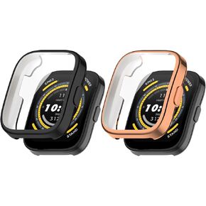 Screen Protective Case Compatible for Amazfit Bip 5 Smart Watch TPU Case Soft Ultra-Slim Screen Protector for Amazfit Bip5 Bumper Shell (6 Pack)
