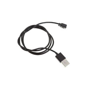 Power Charger Holder Stand Base Charger Cable for Smartwatch 2Pin 2.84mm Smartwatch Universal USB Magnetic Charging Wire, Black