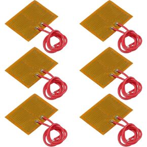 6pcs Film Heater Plate Adhesive Pad 12V 7W 25mmx50mm PI Heating Elements Film Strip Heater Adhesive Polyimide Heater Plate in Kuwait