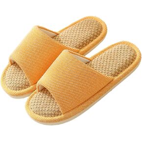 Cloth Slippers Linen Slippers - Breathable, Anti-Slip, Easy to Clean - Summer Silent Slippers for Women and Men