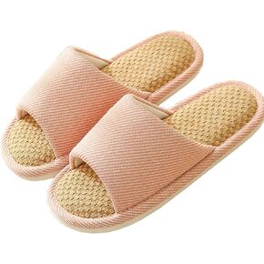Cloth Slippers Linen Slippers - Breathable, Anti-Slip, Easy to Clean - Summer Silent Slippers for Women and Men