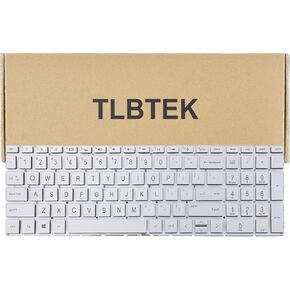 TLBTEK Keyboard Replacement Compatible with HP Pavilion Gaming 15-cx 15-dk 15-ec 17-cd 15-DA 15-DB 15-DR 15-DW 15-DU 15-DY 15-EF 15-GW 15-CR 250 G7 255 G7 15S-DU 15s-DY 15s-EQ 15s-FQ Series Laptop