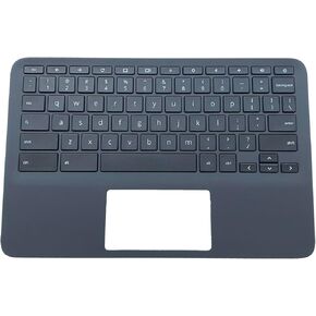 Replacement for HP Chromebook 11A G8 EE Laptop Upper Case Palmrest Keyboard Touchpad Assembly Part L92832-001 (C+KB+TP)