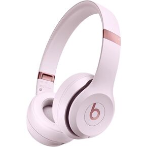 Beats Solo 4 - Wireless Bluetooth On-Ear Headphones, Apple & Android Compatible, Up to 50 Hours of Battery Life - Cloud Pink (Renewed Premium) in Saudi Arabia