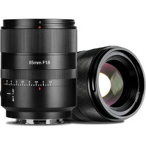 7artisans AF85mm f1.8 FE Full Frame Portrait Automatic Lens Compatible for Nikon Z5 Z6 Z7 Z6II Z7II Z9(Black)