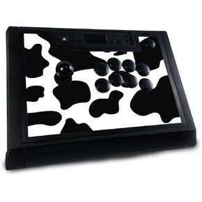 Gaming Skin Compatible with Hori Fighting Stick Alpha (PS5, PS4, PC) - Solid White - Premium 3M Vinyl Protective Wrap Decal Cover - Easy to Apply | Crafted in The USA by MightySkins