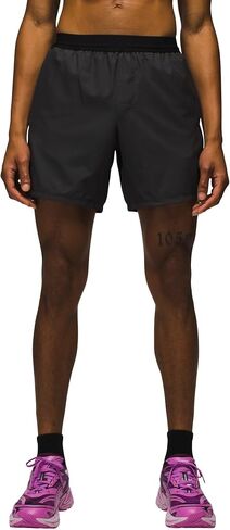 prAna Intrinsic Lined Shorts Grey Blue LG 7 in Saudi Arabia