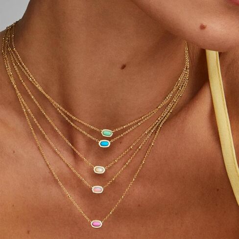 Kendra Scott Womens Mini Elisa Satellite Short Pendant Necklace in Saudi Arabia