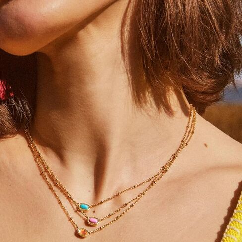 Kendra Scott Womens Mini Elisa Satellite Short Pendant Necklace in Saudi Arabia