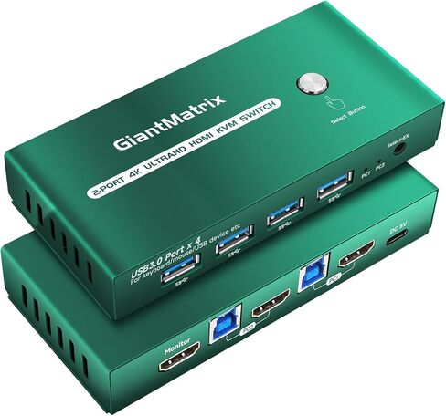 كابل HDMI 2.1 بطول 6.6 قدم 48 جيجا KVM Switch 4k 165 هرتز GiantMatrix، GMHDMICAB003 in Kuwait