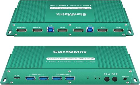 كابل HDMI 2.1 بطول 6.6 قدم 48 جيجا KVM Switch 4k 165 هرتز GiantMatrix، GMHDMICAB003 in Kuwait