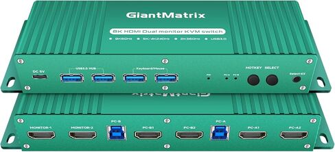 كابل HDMI 2.1 بطول 6.6 قدم 48 جيجا KVM Switch 4k 165 هرتز GiantMatrix، GMHDMICAB003 in Kuwait