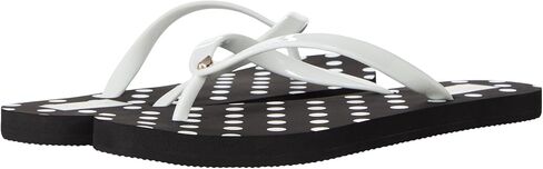 شبشب فيجي كاجوال للسيدات من Kate Spade New York سهل الارتداء مقاس B/W 6 متوسط ​​(B,M) in Saudi Arabia