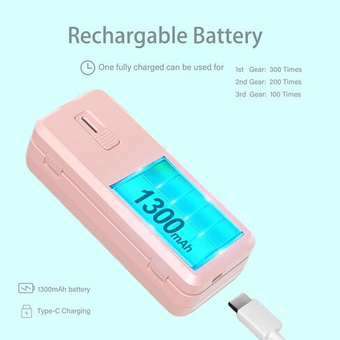 Hokant Mini Bag Sealer Handheld Heat Vacuum Sealer and Cutter, 1300mAh Rechargeable Portable Mini Sealing Machine with 3 Sealing Gear for Chip Bags Plastic Bags Food Storage in Saudi Arabia