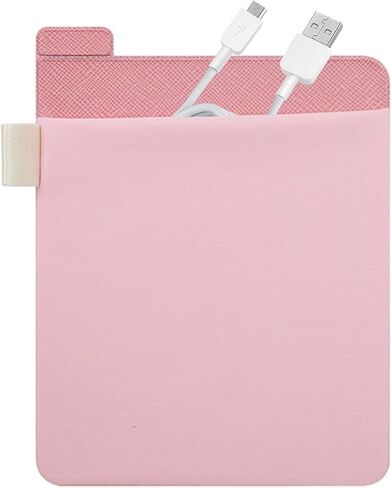 Pink External Hard Drive Holder - External Hard Drive Adhesive Carrying Case, Reusable Sleeve Storage Organizer Computer Hard Drive Bags and Cases for Battery Pack, Hard Drive Accessories in Saudi Arabia